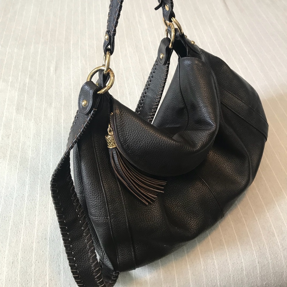 Vintage Onna Ehrlich Leather Handbag